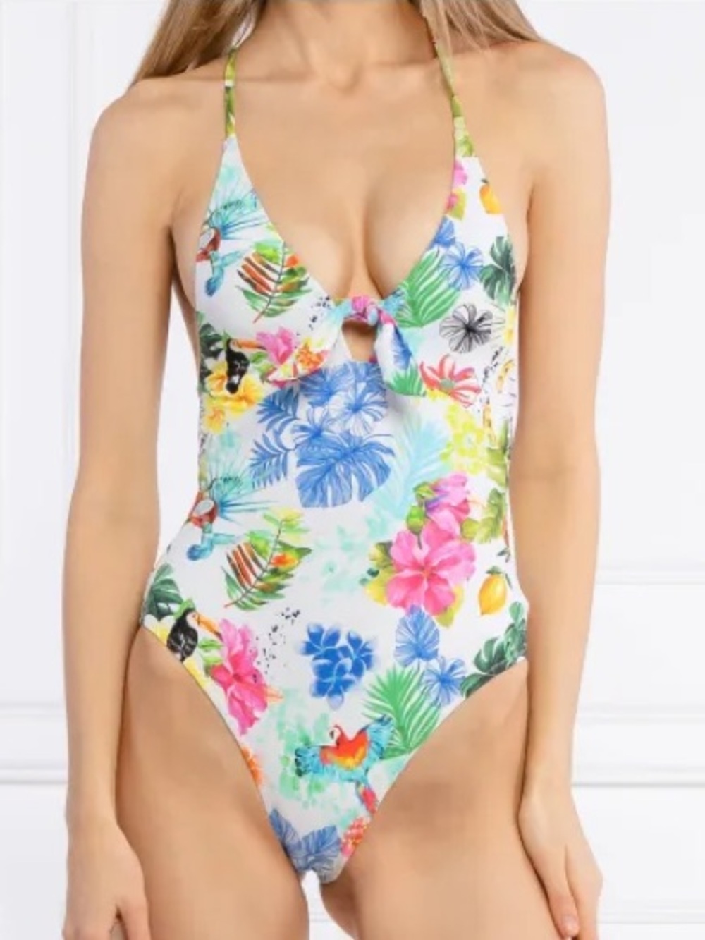 🆕 DESIGUAL One-piece swimsuit HONOLULU Tropical